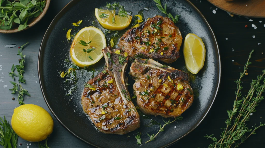 How to grill mutton chops? Perfectly grilled mutton chops on plate