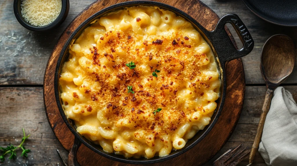 Chick fil a mac and cheese recipe served in a bowl